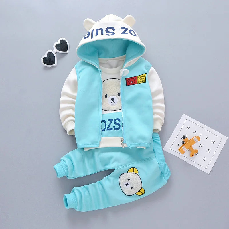 Baby Girl & Boy Hoodie Set