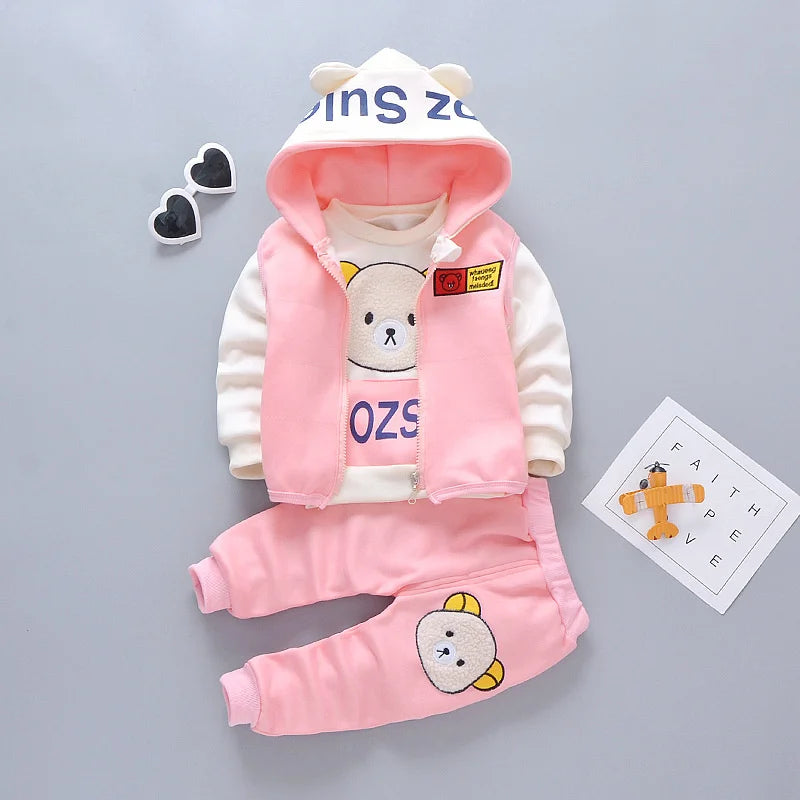 Baby Girl & Boy Hoodie Set