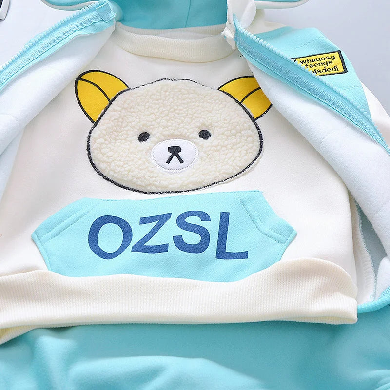 Baby Girl & Boy Hoodie Set