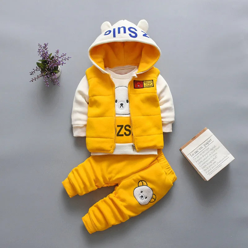 Baby Girl & Boy Hoodie Set