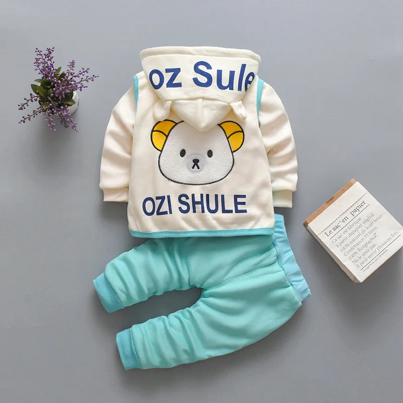Baby Girl & Boy Hoodie Set