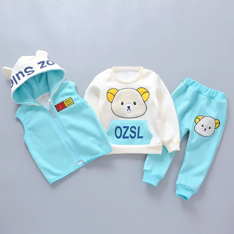 Baby Girl & Boy Hoodie Set