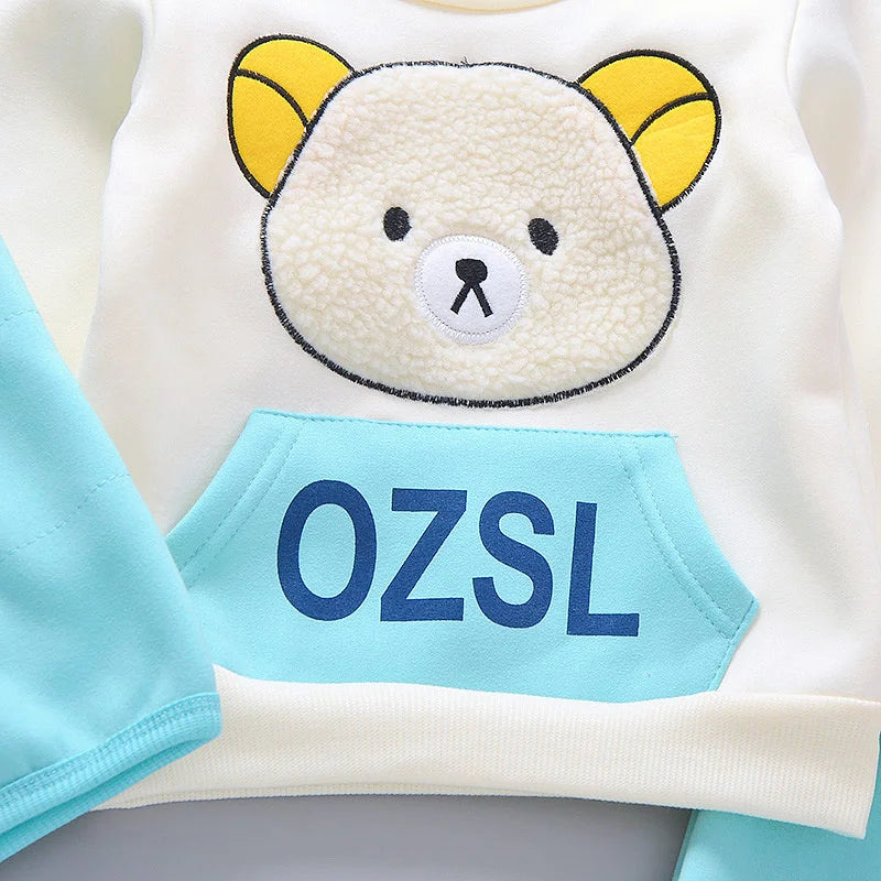 Baby Girl & Boy Hoodie Set
