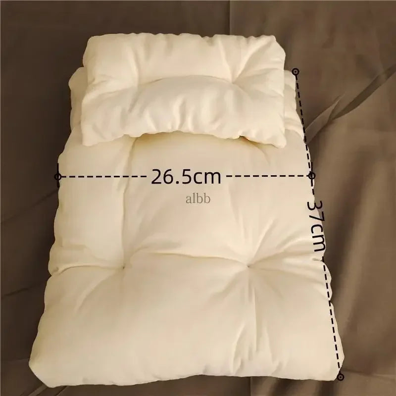 Wooden Rattan Newborn Prop Bed