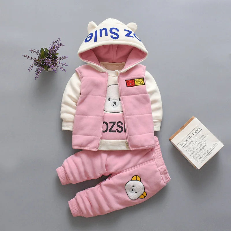 Baby Girl & Boy Hoodie Set